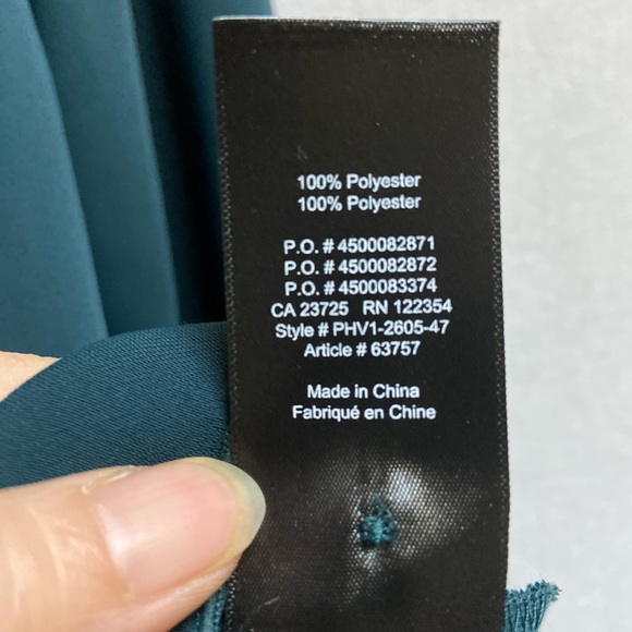 Aritzia Babaton Granados Blouse Mock Neck Long Balloon Sleeve Sz S - Picture 9 of 13